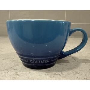 AZURE BLUE Ombre Le Creuset Second Choix Giant Capp Coffee Tea Mug Cup 400ml NEW